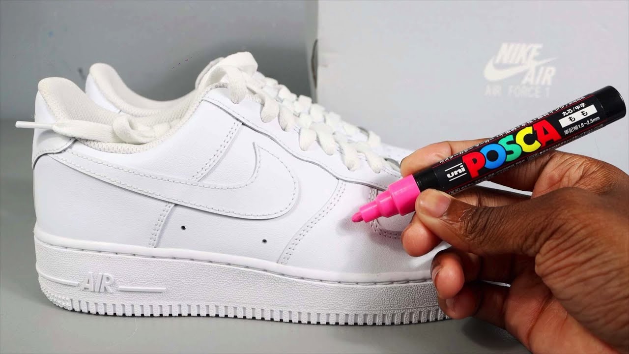 Step Up Your Shoe Game with Posca Paint Pens Customization Inspiration