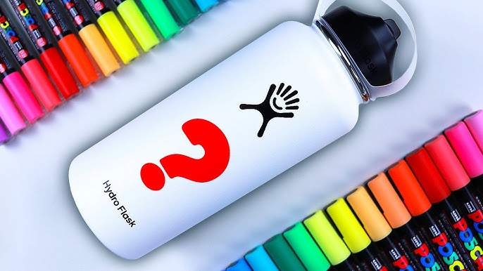 posca paint pens hydro flask